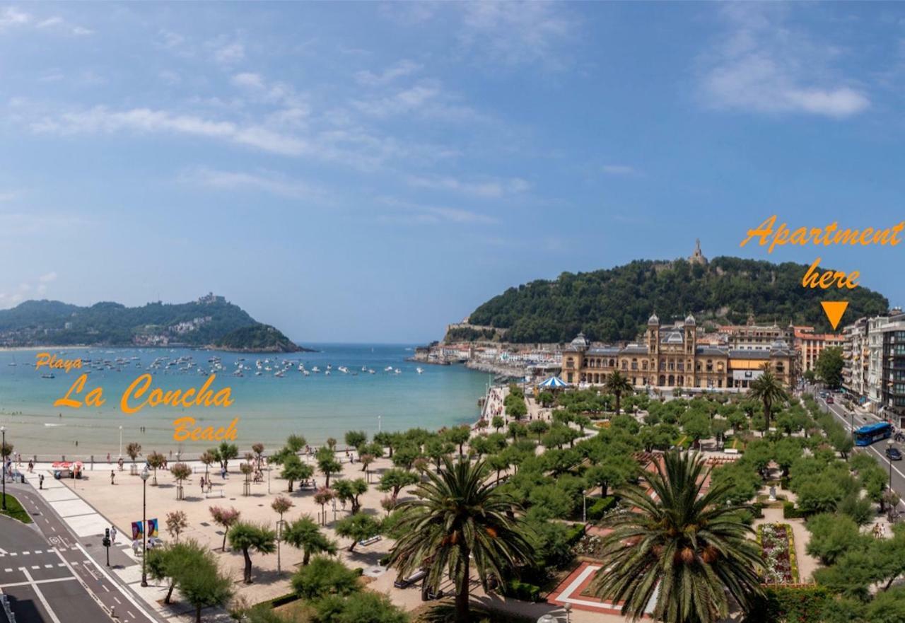 Luxury In Old Town Near Beach By Www,Sansebastianapartments,Es San Sebastian Bagian luar foto